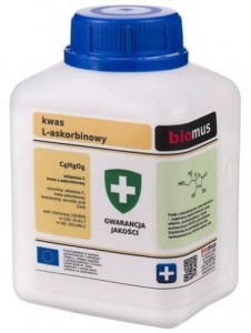 Kwas L-askorbinowy Witamina C 500g BIOMUS