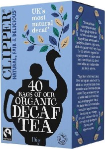 HERBATA CZARNA BEZKOFEINOWA FAIR TRADE BIO 116 g (40 x 2,9 g) - CLIPPER