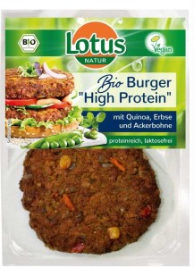 BURGERY WARZYWNE Z KOMOSĄ RYŻOWĄ BIO 150 g - LOTUS