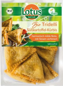 PIEROŻKI WARZYWNE Z BATATAMI I DYNIĄ BIO 180 g - LOTUS