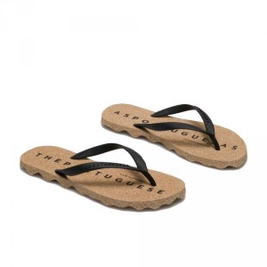 Klapki Asportuguesas BASE Natural Black P018049001