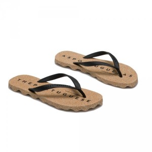 Klapki Asportuguesas BASE Natural Black P018036001