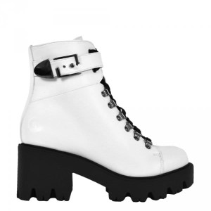 Botki Altercore ENID White VEGAN