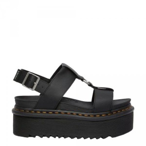 Sandały Dr. Martens FRANCIS STRAP SANDALS Black Hydro Leather 26525001