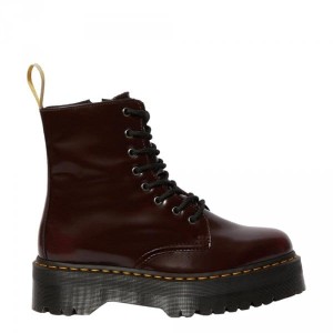 Buty Dr. Martens JADON II Cherry Red Oxford Brush VEGAN 22563600