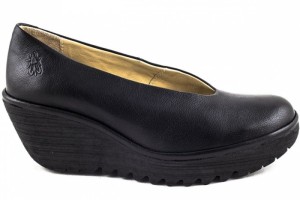 Czółenka Fly London YAZ Black Mousse P500025149