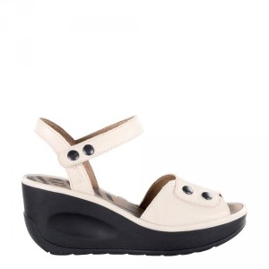 Sandały Fly London JEMI 969 OffWhite Mousse P500969001