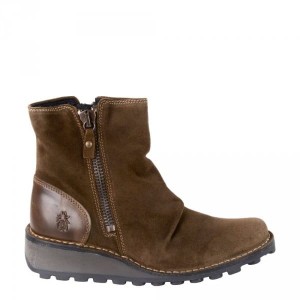 Botki Fly London MON 944 Oil Suede Rug Sludge Olive P210944006