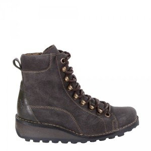 Botki Fly London MALU 001 Diesel Oil Suede Rug P211001007