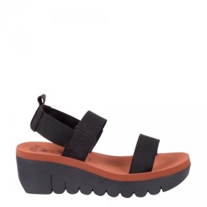 Sandały Fly London YACI 594 Black Brick Cupido P144594000