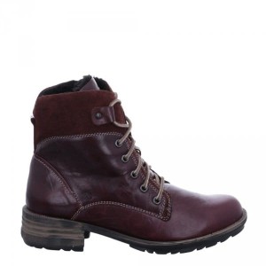 Botki Josef Seibel SANDRA 83 Bordo 93883PL88410 OCIEPLANE