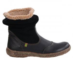 Botki El Naturalista N758 NIDO Black Ocieplane