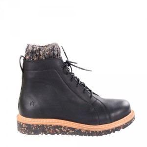 Botki El Naturalista N5552 PIZARRA Black Soft Grain OCIEPLANE