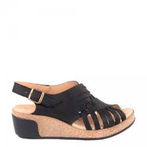 Sandały El Naturalista LEAVES N5018 Black Pleasant