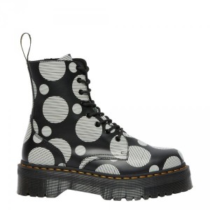 Buty Dr. Martens JADON POLKA DOT Black Smooth 26882009