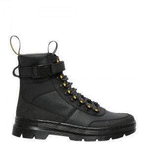 Buty Dr. Martens COMBS TECH Black Coated Canvas Iceberg WP 27114001 Wodoodporne