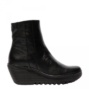 Botki Fly London YULU 252 Black Mousse P501252008