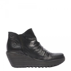 Botki Fly London YAMY 266 Black Mousse P501266000
