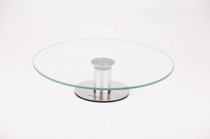 Patera Frico FR 1801 na tort pojemnik na ciasto owoce szkło inox