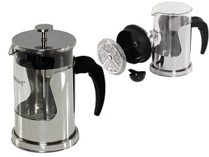 Szklany zaparzacz KingHoff KH 4840 do herbaty 600 ml ziół kawy dzbanek