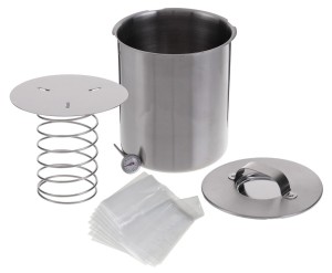 Szynkowar stalowy Austria Ronner TW 58 1.5 L termometr + woreczki w zestawie