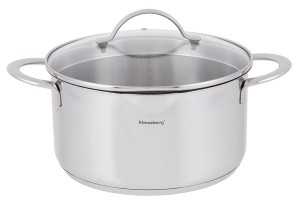 Garnek Stalowy 18/10 5.6 L Klausberg KB 7218 Indukcja Z pokrywką do odcedzania