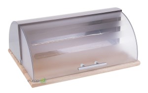 Chlebak plastikowy Kinghoff KH 3210 Pojemnik na pieczywo Chleb drewniany