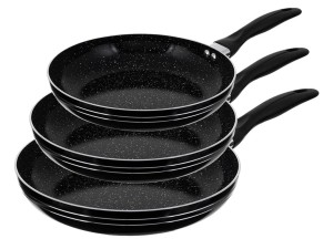 Zestaw 3 Patelni marmurowych Edenberg Indukcja 20/22/28 cm