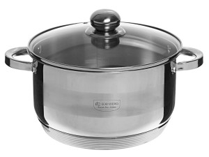 Garnek ze stali z pokrywką Edenberg EB 3008 7.7 L INDUKCJA
