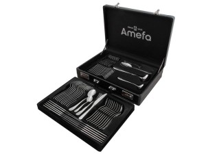 Sztućce do restauracji Austin 1410 Amefa, ślubne 65 sztuk na prezent ślubny