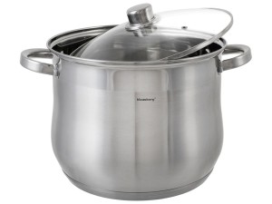 Garnek stalowy Klausberg KB 7166 indukcyjny 16 L z pokrywką