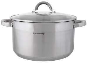 Garnek na indukcję Klausberg KB 7128 Gaz 9.5 L stalowy z pokrywką