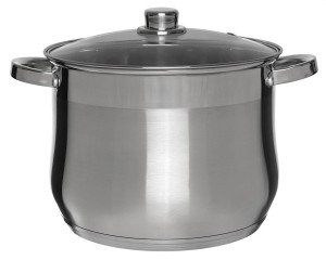 Garnek ze stali Klausberg KB 7167 Gaz Indukcja 18.7 L stalowy z pokrywką