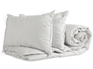 Kołdra 160x200 zimowa w zestawie 2 poduszki 70x80 cm antyalergiczna