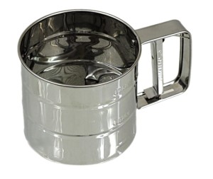 Przesiewak KingHoff KH 3101 duży przesiewacz 350 g sitko do mąki cukru