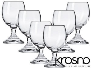 Kieliszki do wódki 40ml Krosno Pure 6 sztuk