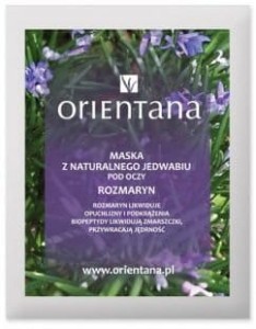 MASKA Z JEDWABNEJ TKANINY POD OCZY ROZMARYN