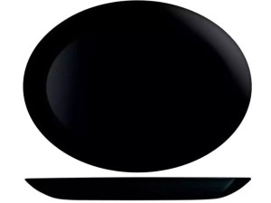 Półmisek owalny Diwali Luminarc 33 cm czarny