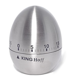 Minutnik Kinghoff KH 3131 stalowy+satynowy kuchenny zegar