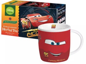 Kubek w zestawie z herbatą Auta 250 ml dla dzieci Disney