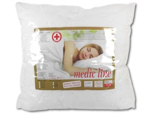 Poduszka do spania pikowana 70x80 cm mikrofibra wyrób medyczny Medicline