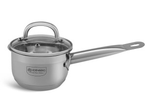 Rondel stalowy Edenberg EB 6011 z pokrywką 0.8L na indukcję