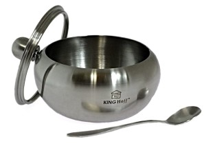 Cukiernica Kinghoff KH 3732 pojemnik na cukier +łyżeczka metal