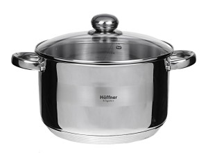 Garnek ze stali z pokrywką Hoffner HF 4461 1.8 L GAZ INDUKCJA