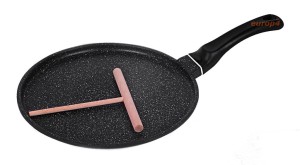 Patelnia do naleśików KingHoff KH 3960 - 26 cm Marmurowa Indukcja GAZ