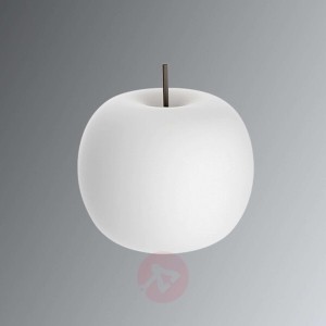 Okrągła designerska lampa stołowa LED Kushi, 33 cm