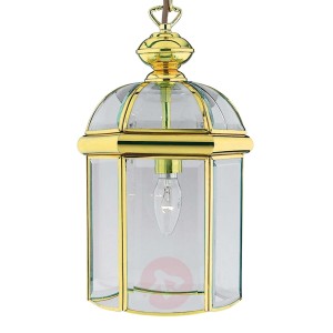 Lśniąca lampa wisząca ARLIND, kolor mosiądzu