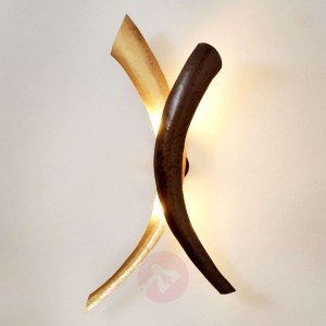 Ujmująca lampa ścienna Serpente Duetto