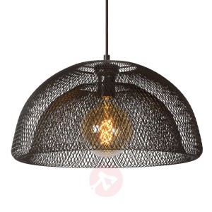 Mesh – lampa wisząca, klosz z metalowej plecionki