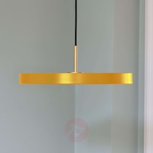 Futurystyczna lampa wisząca LED Asteria, żółta